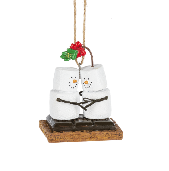 Couples S'more Marshmallow Ornament Midwest-CBK Our First Christmas Together 